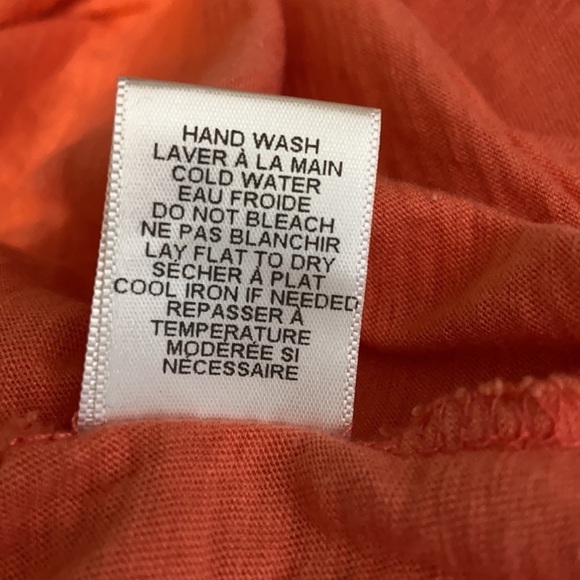 Chaser Dolman Burnout Oversized Tee in Coral - XS - Picture 6 of 6